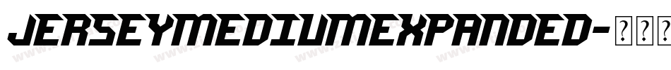 JerseyMediumExpanded字体转换