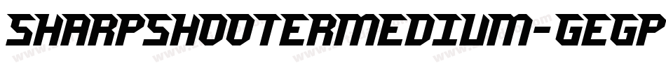 SharpshooterMedium-gegp字体转换