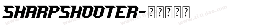 sharpshooter字体转换