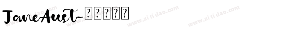 JaneAust字体转换