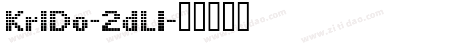 KrIDo-2dLl字体转换