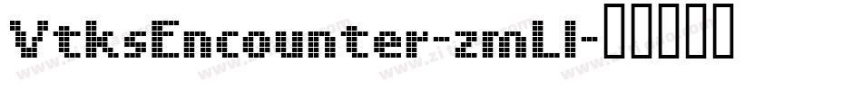 VtksEncounter-zmLl字体转换