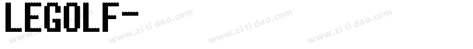 LEGOLF字体转换