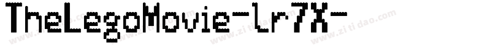 TheLegoMovie-lr7X字体转换