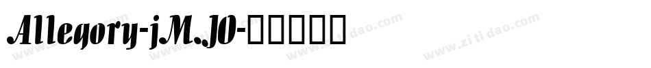 Allegory-jMJO字体转换