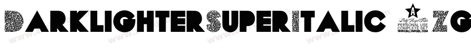 DarklighterSuperItalic-0Zgz字体转换