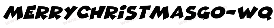MerryChristmasGo-wqvz字体转换
