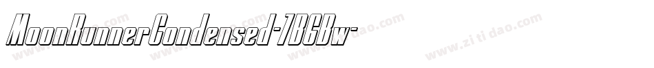 MoonRunnerCondensed-7B6Bw字体转换
