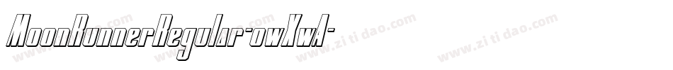MoonRunnerRegular-owXwA字体转换