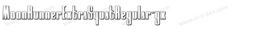 MoonRunnerExtraSquatRegular-gxlx5字体转换