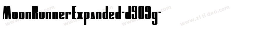 MoonRunnerExpanded-d9O9g字体转换