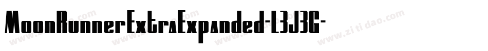 MoonRunnerExtraExpanded-L3J3G字体转换