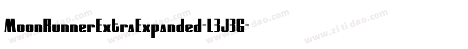 MoonRunnerExtraExpanded-L3J3G字体转换