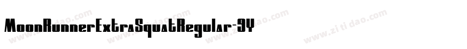 MoonRunnerExtraSquatRegular-9Y6EZ字体转换
