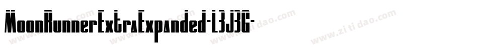 MoonRunnerExtraExpanded-L3J3G字体转换