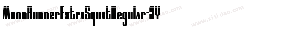 MoonRunnerExtraSquatRegular-9Y6EZ字体转换