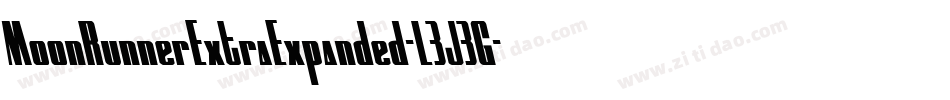 MoonRunnerExtraExpanded-L3J3G字体转换
