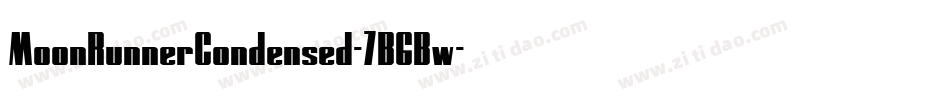 MoonRunnerCondensed-7B6Bw字体转换