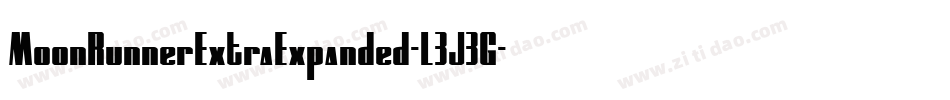 MoonRunnerExtraExpanded-L3J3G字体转换