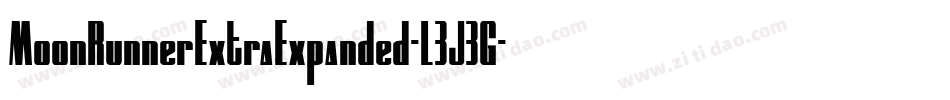 MoonRunnerExtraExpanded-L3J3G字体转换