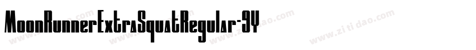 MoonRunnerExtraSquatRegular-9Y6EZ字体转换