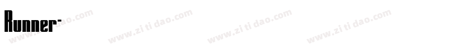 Runner字体转换
