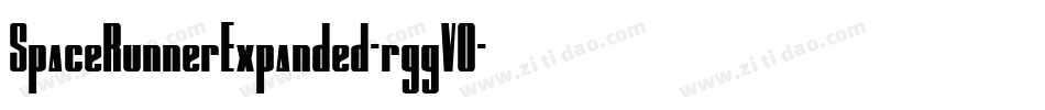 SpaceRunnerExpanded-rggVO字体转换