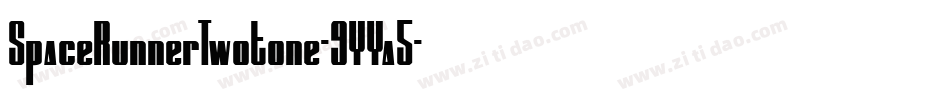 SpaceRunnerTwotone-9YYa5字体转换