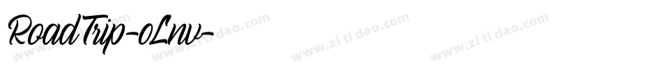 RoadTrip-0Lnv字体转换
