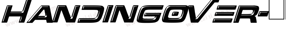 HandingOver字体转换
