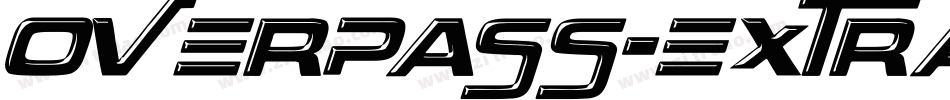 overpass-extrabold-italic-3字体转换