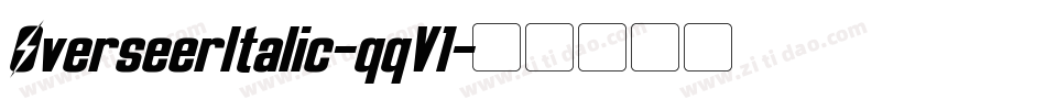 OverseerItalic-qqV1字体转换