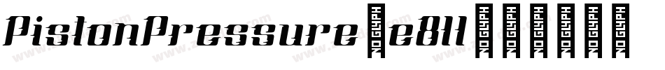 PistonPressure-e8ll字体转换