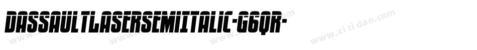 DassaultLaserSemiItalic-g6qR字体转换