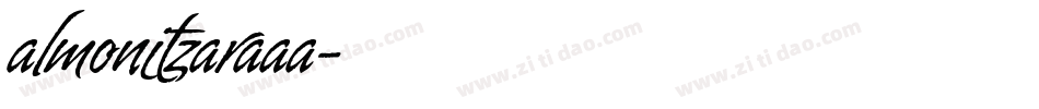 almonitzaraaa字体转换
