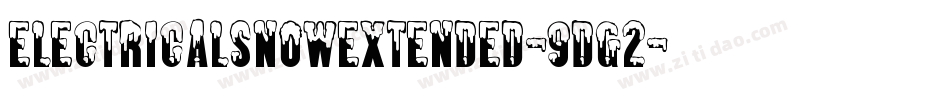 ElectricalSnowExtended-9dG2字体转换