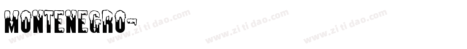 Montenegro字体转换