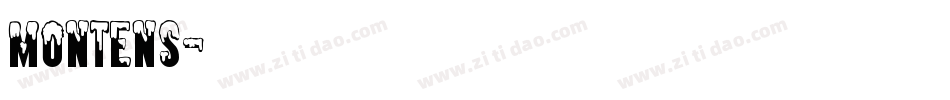 Montens字体转换
