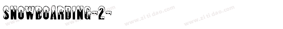Snowboarding-2字体转换