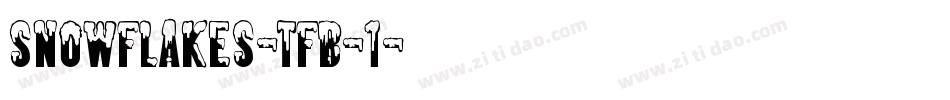 Snowflakes-tfb-1字体转换