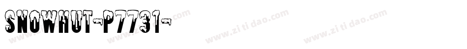 Snowhut-p7731字体转换