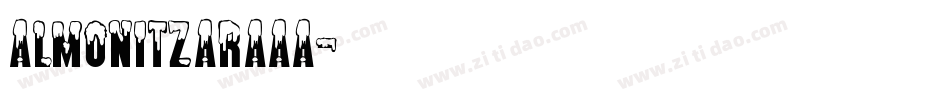 almonitzaraaa字体转换
