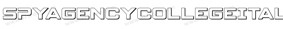 SpyAgencyCollegeItalic-0WvRz字体转换