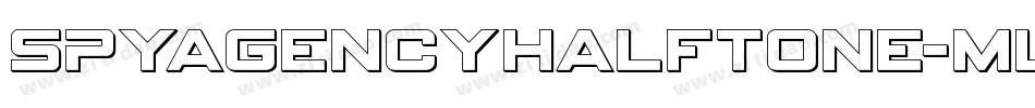 SpyAgencyHalftone-mL2xP字体转换