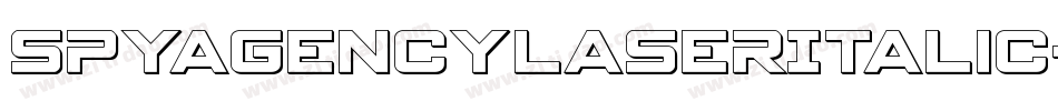 SpyAgencyLaserItalic-L3VpZ字体转换