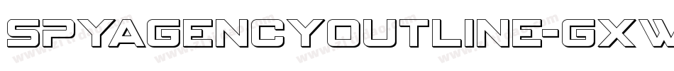 SpyAgencyOutline-gxwWR字体转换