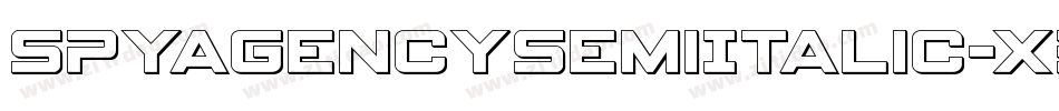 SpyAgencySemiItalic-x3Rr5字体转换