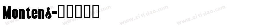 Montens字体转换