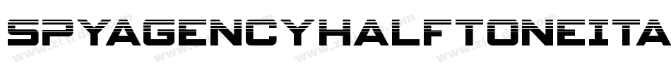 SpyAgencyHalftoneItalic-d9r4K字体转换 SpyAgencyHalftoneItalic-d9r4K字体转换