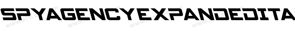 SpyAgencyExpandedItalic-3zlY6字体转换 SpyAgencyExpandedItalic-3zlY6字体转换